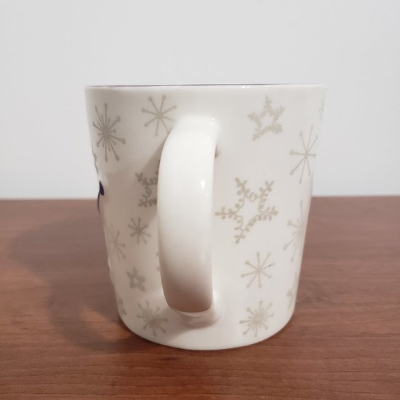 Rare Vintage Starbucks Mug Holiday 2006 Collectable Snowflake Design Purple 17oz - Picture 4 of 6